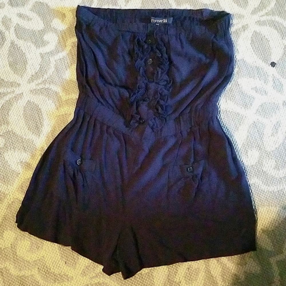 Blue Romper S forever 21